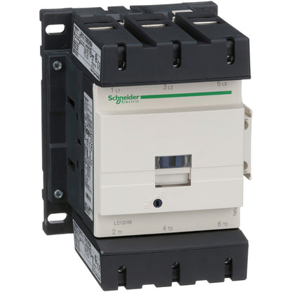 Schneider Electric LC1D115G7 Contactor 3P 600V 250A 120V Coil TeSys D