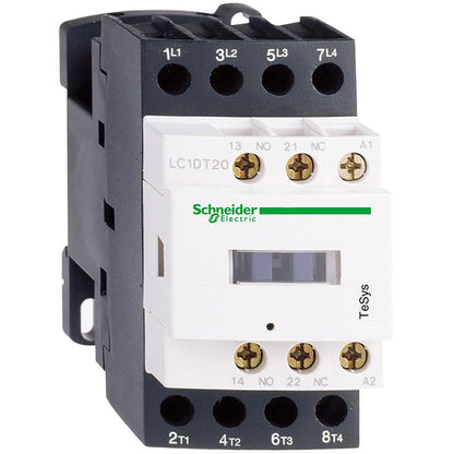 Schneider Electric LC1D128F7 Contactor | 600V 3 pole 2 NO + 2 NC LC1D