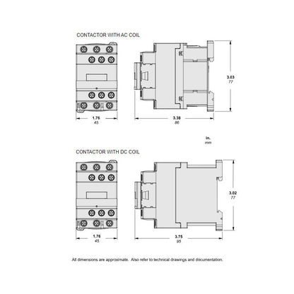 Schneider Electric LC1D12B7 Contactor | 3P 690V 12A 48V Coil TeSys D