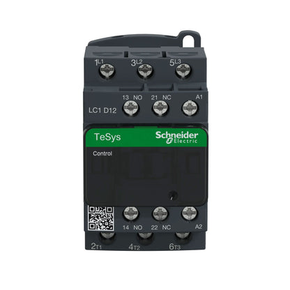Schneider Electric LC1D12G7 Contactor | 3 Pole 690V 12A 1NO/1NC