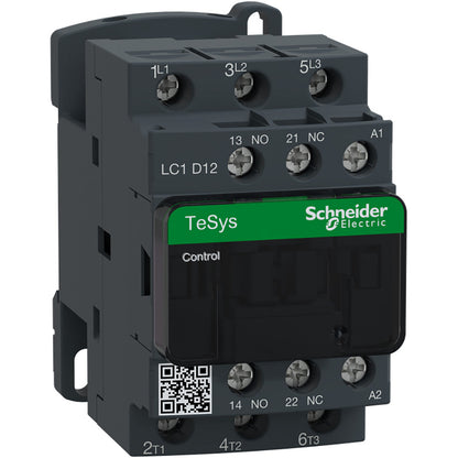 Square D LC1D12P7 Motor Control Part And Accessory | 12A 7.5HP 480VAC 3 NO 230VAC 50/60Hz TeSys Deca