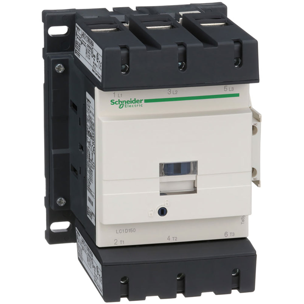 Square D LC1D150B7 Contactor | 3P 3P 600V 150A 24V Coil TeSys D