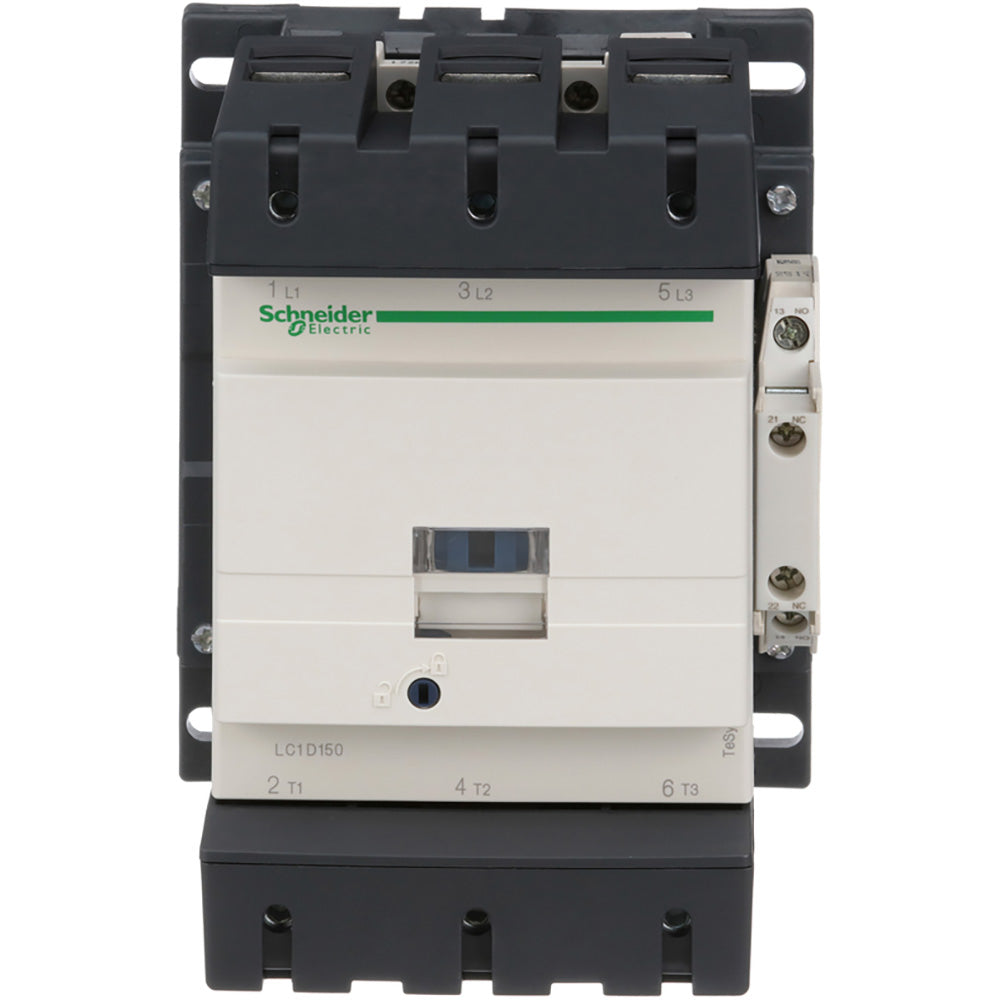 Schneider Electric LC1D150G7 Contactor 3P 600V 150A 120V Coil TeSys D