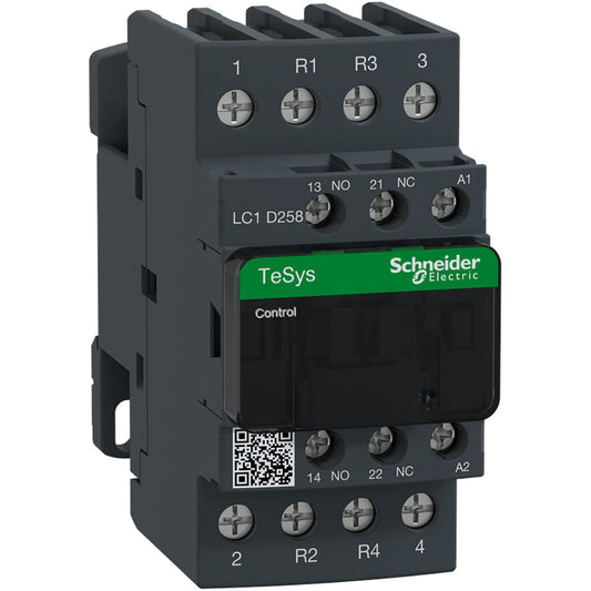 Schneider Electric LC1D258G7 Contactor 3 pole 3 phase 480V 110A TeSys D