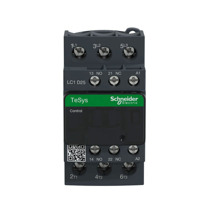 Schneider Electric LC1D25B7 Contactor | 3P 600V 40A 24V Coil TeSys D