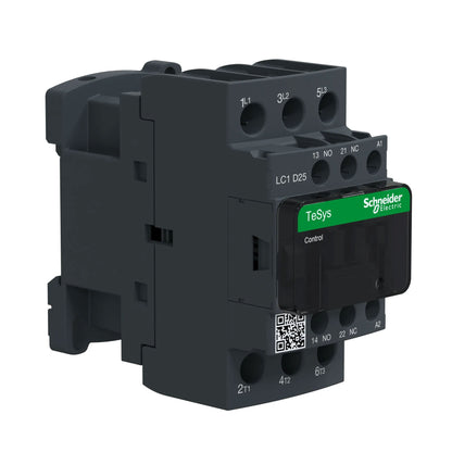 Schneider Electric LC1D25G7 Contactor | 3P 40A 600V 110V Coil TeSys D