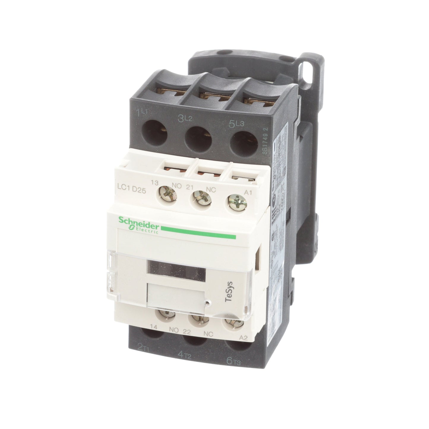 Square D LC1D25T7 Contactor | 3P 690V 25A 480V Coil TeSys D