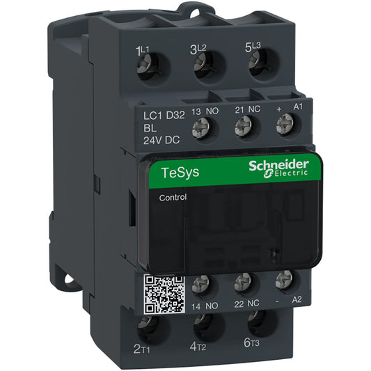 Square D LC1D32BL Contactor | 2 pole 1 phase 600V 250A TeSys D