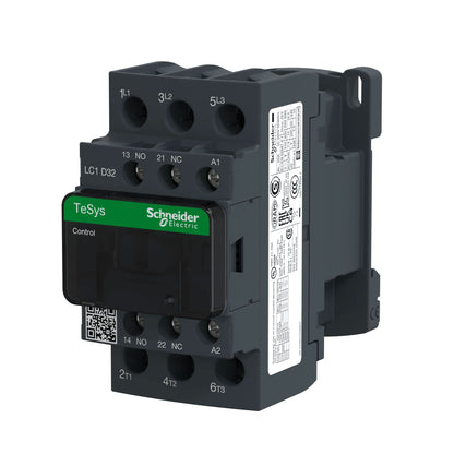 Square D LC1D32G7 Contactor | 3 pole 3 phase 600V 50A 120V coil LC1D