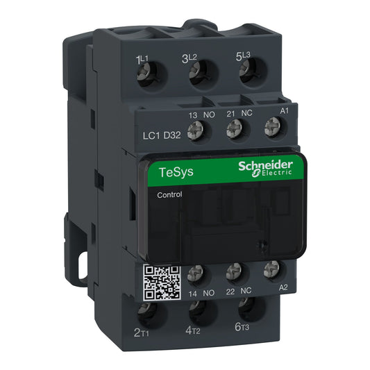 Schneider Electric LC1D32M7 Motor Control Part And Accessory | 3 NO 600V AC 50/60 Hz TeSys Deca Series