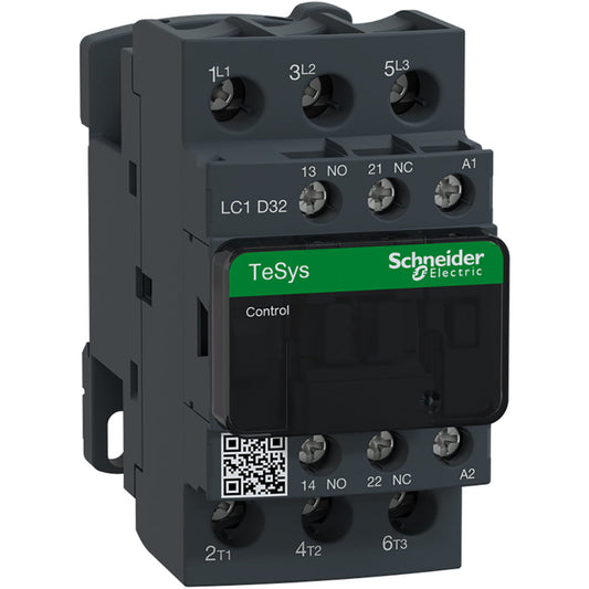 Schneider Electric LC1D32P7 Motor Control Part And Accessory | 32 AMP 230V AC 3 NO TeSys D