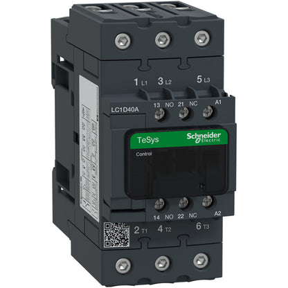 Schneider Electric LC1D40AG7 Contactor 3P 600V 60A 120V Coil