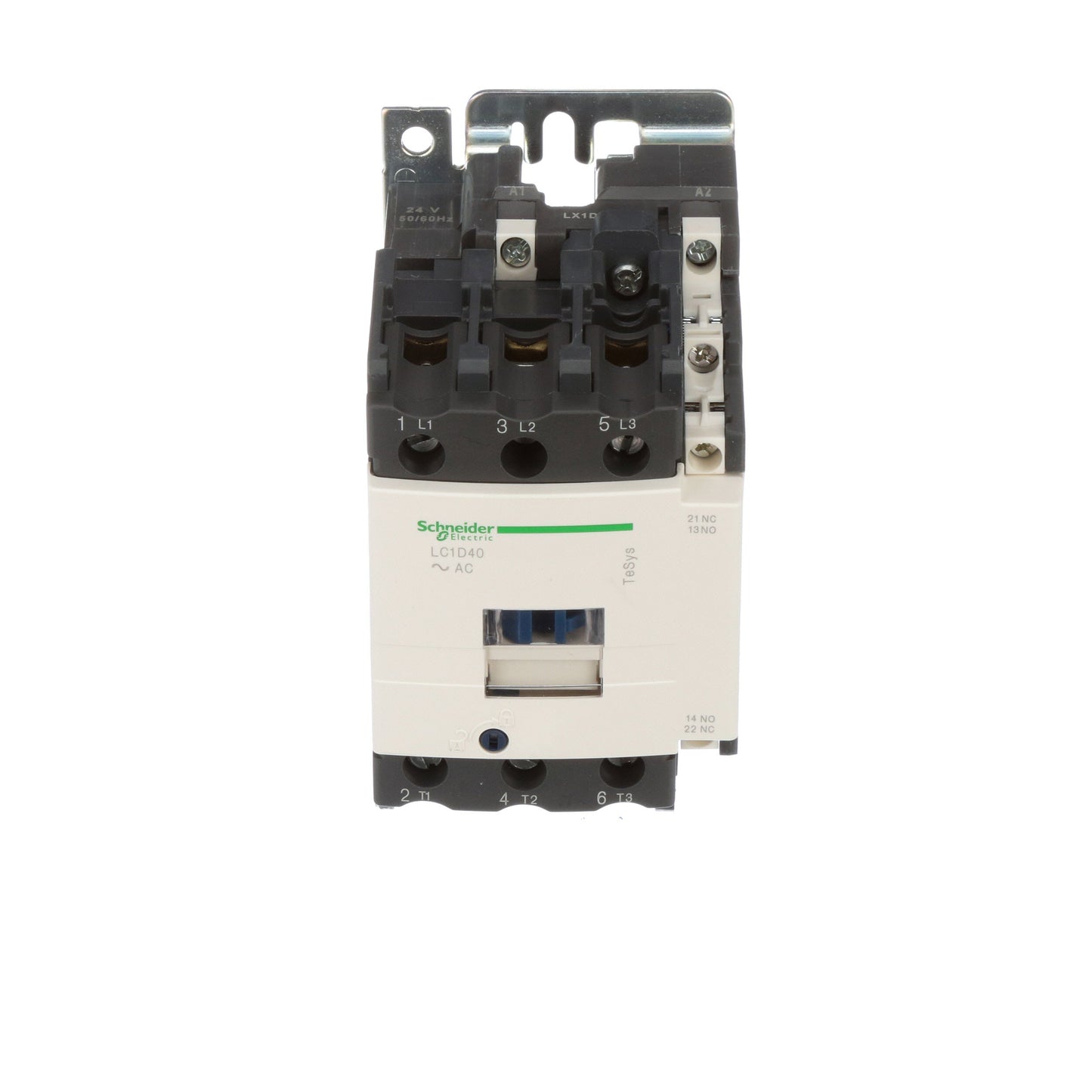 Square D LC1D40B7 Contactor | 3P 3Ph 600V 60A 24V Coil