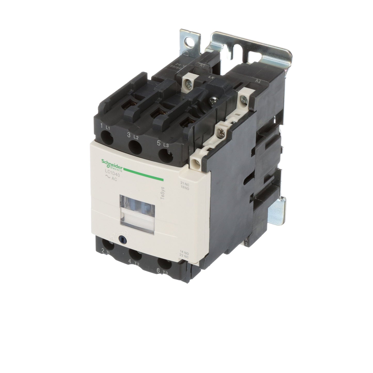 Square D LC1D40B7 Contactor | 3P 3Ph 600V 60A 24V Coil