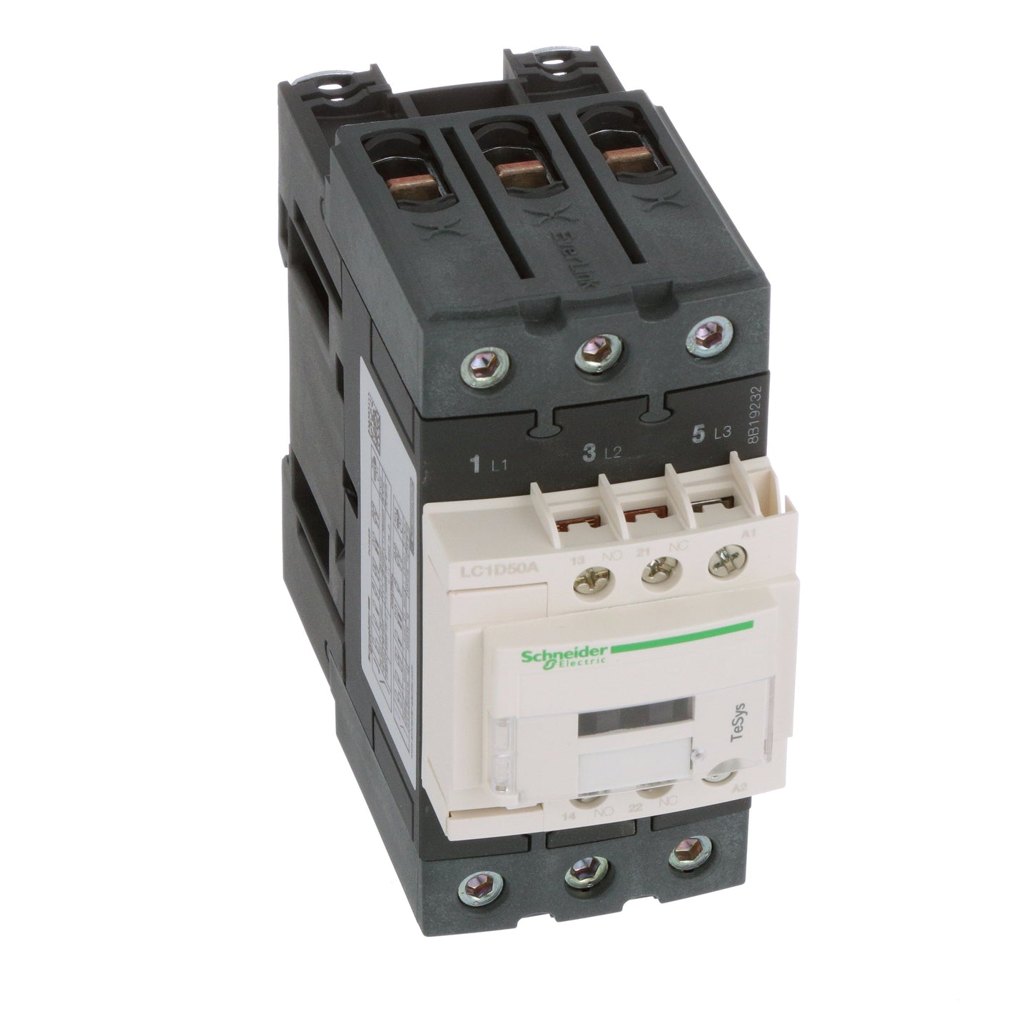 Schneider Electric LC1D50AF7 Contactor | 3P 600V 80A 110V TeSys Deca Series