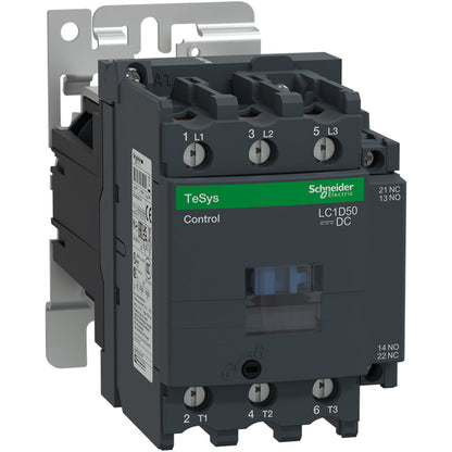 Schneider Electric LC1D50BD Contactor | 3P 600V 80A 24V Coil LC1D