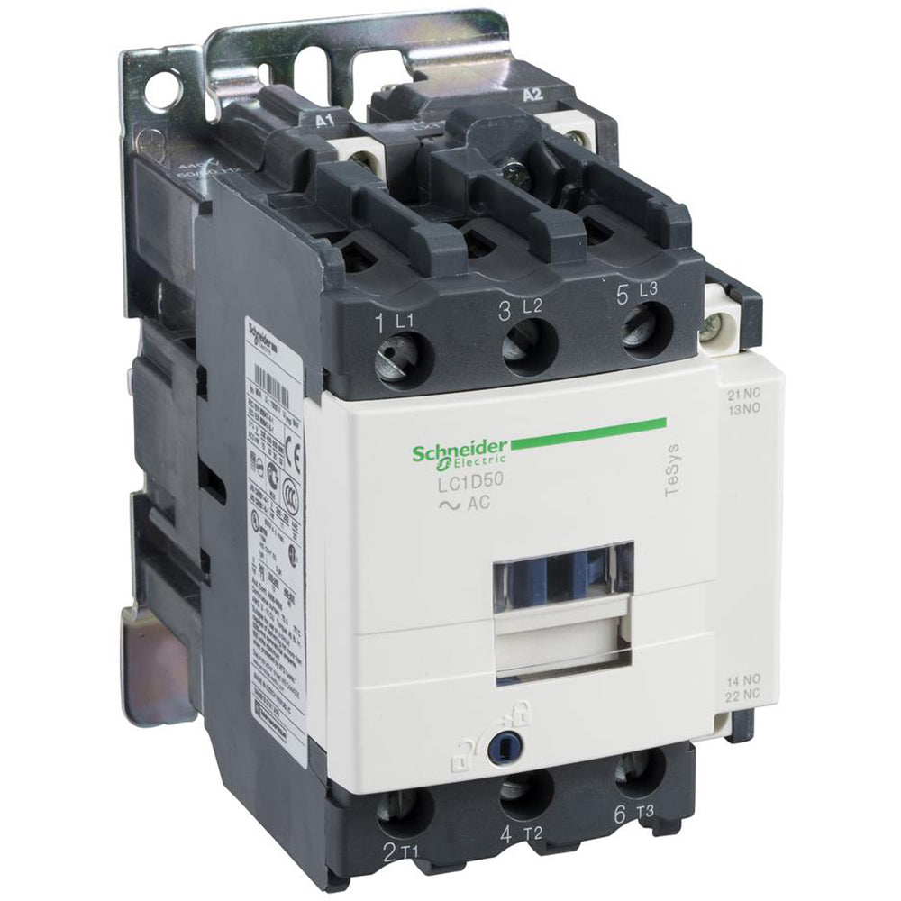 Square D LC1D50T6 Contactor | 600V 80A 3P 3 Phase