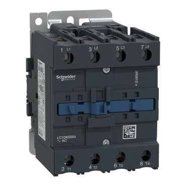 LC1D65ACC7C Schneider Electric TeSys D Contactor 3 pole 3 phase 690V 65A 36V coil - Essential Electric Supply