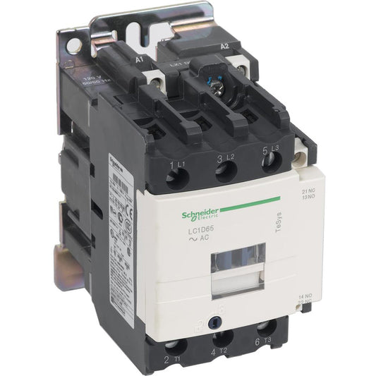 Schneider Electric LC1D65U7 Contactor | 600V 80A 3P 240V Coil D-Line LC1D LC1F