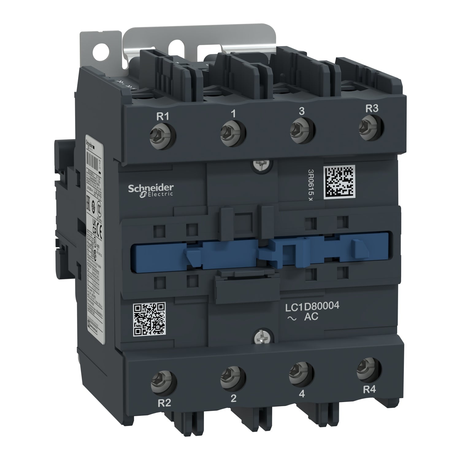 LC1D80004G7 Schneider Electric TeSys D Contactor 4 pole 3 phase 600V 80A 120V coil - Essential Electric Supply