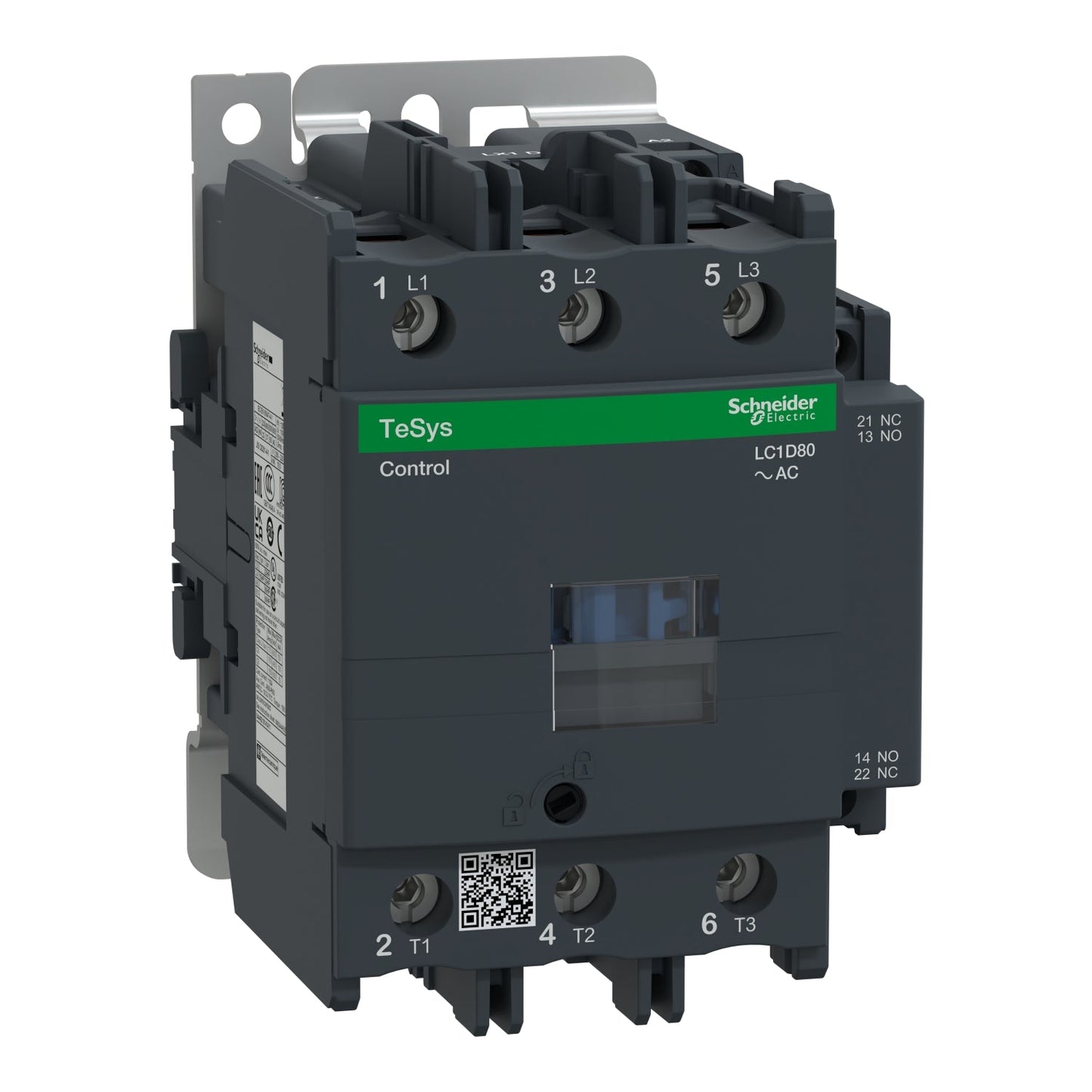 LC1D80Q7C Schneider Electric TeSys D Contactor 3 pole 3 phase 690V 80A 380V coil - Essential Electric Supply