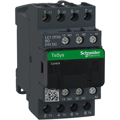 Schneider Electric LC1DT20BD Contactor | 600V 20A 4P 24V TeSys Deca Series