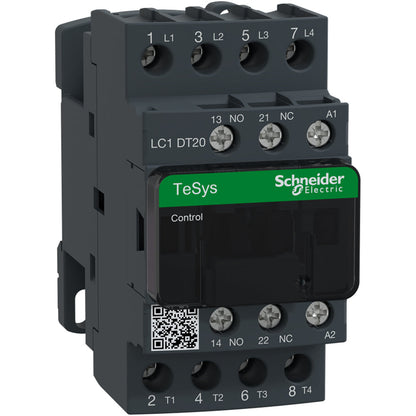 Schneider Electric LC1DT20G7 Contactor | 4P 3P 690V 20A 120V TeSys D