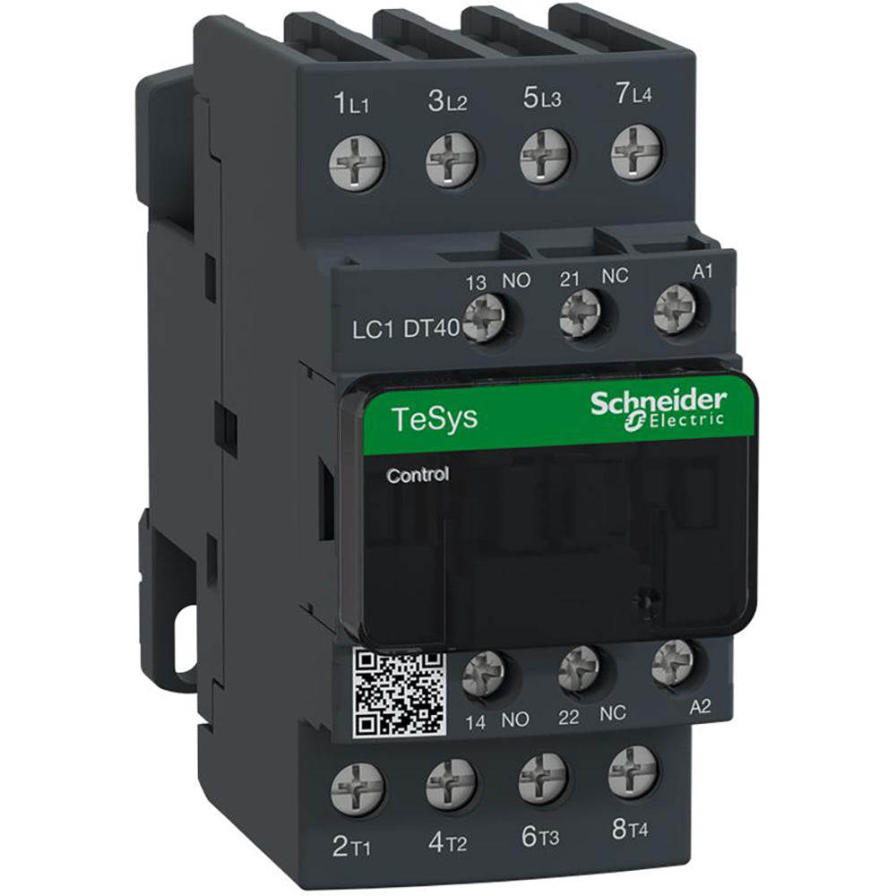 Schneider Electric LC1DT40G7 Contactors | 690V 40A 3P 4NO 120V Coil TeSys D
