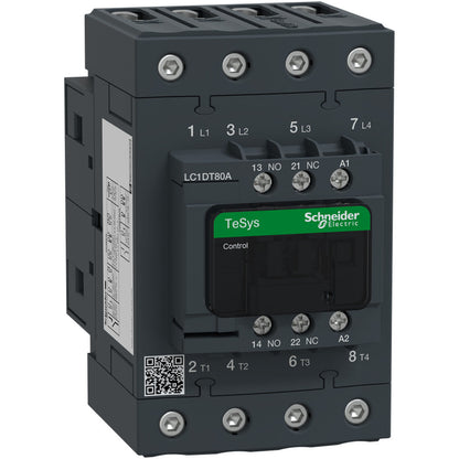 Schneider Electric LC1DT80AG7 Contactor | 4P 3P 690V 80A 120V TeSys D