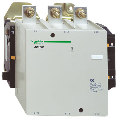 Schneider Electric LC1F500 TeSys F Contactor | 3P 3PH 600V 700A 120V coil