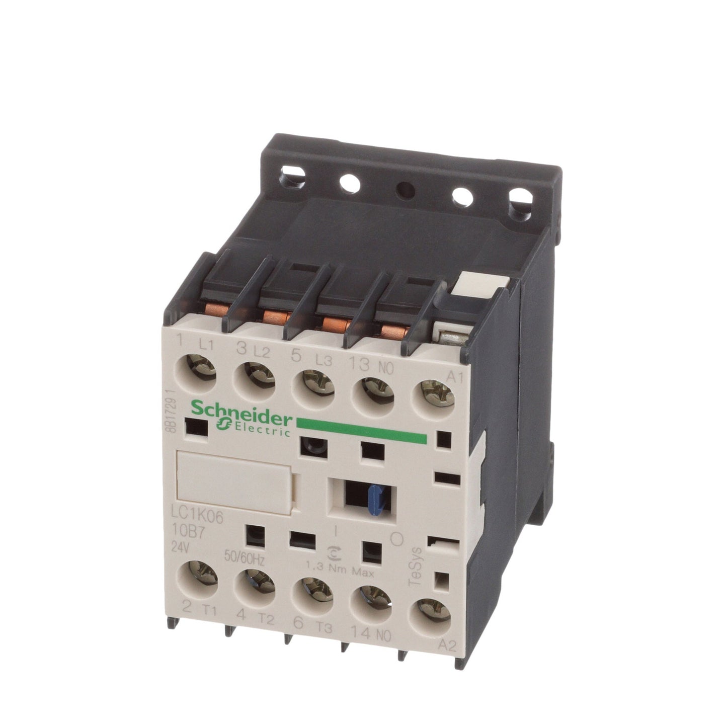 Schneider Electric LC1K0610B7 Contactor | 3P 600V 20A 24V Coil TeSys K
