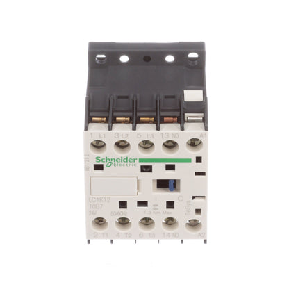 Schneider Electric LC1K1210B7 Contactor 3 pole 600V 20A 24V coil TeSys K