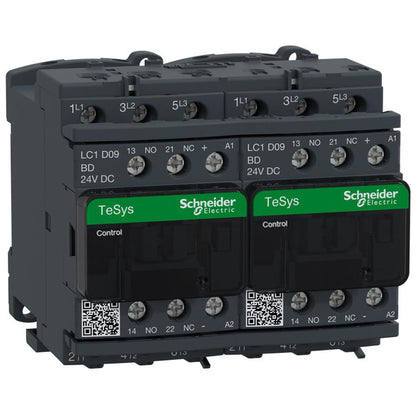 Schneider Electric LC2D09BD Contactor | 3P 600V 25A 24V TeSys Deca Series