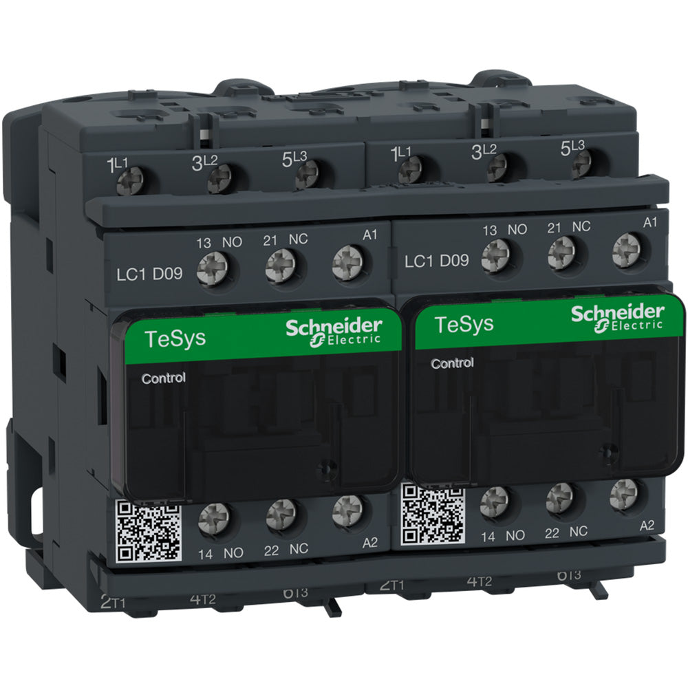 Schneider Electric LC2D09G7 Contactor | 9A 3 NO 120VAC TeSys D