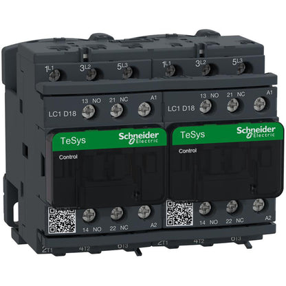 Schneider Electric LC2D18G7 Motor Control Part And Accessory | 600V 3 NO TeSys D