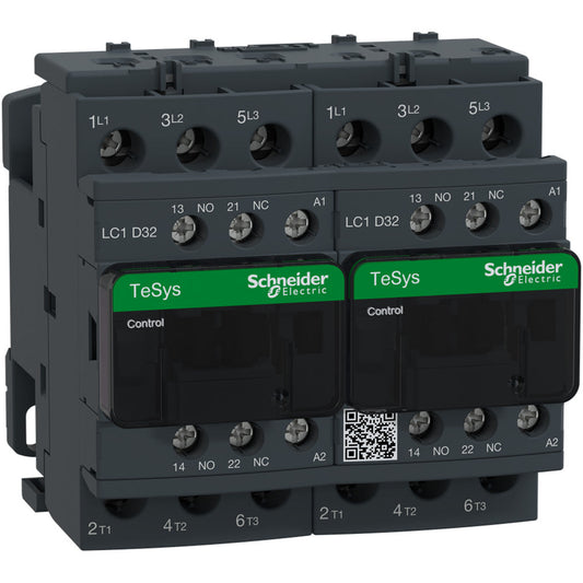 Schneider Electric LC2D32G7 Contactors | 32A 3P 120VAC TeSys Deca Series
