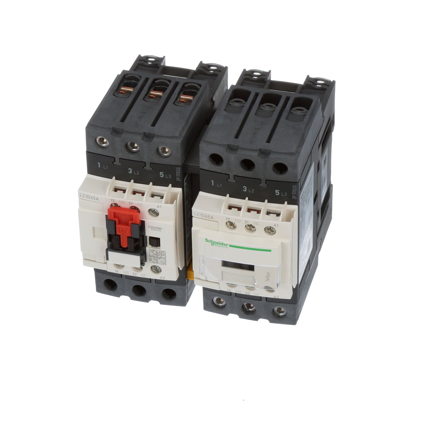 Schneider Electric LC2D65AG7 Contactor 3 pole 600V 80A 120V coil TeSys Deca Series