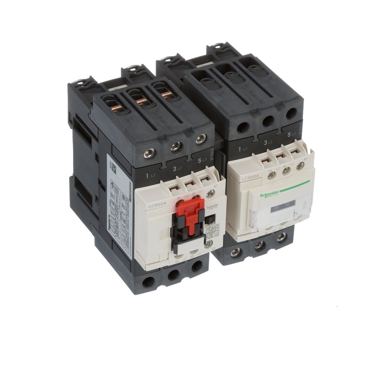 Schneider Electric LC2D65AG7 Contactor 3 pole 600V 80A 120V coil TeSys Deca Series
