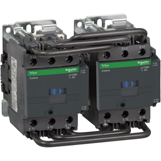 Schneider Electric LC2D80G7 Contactor | 3P 600V 125A 120V TeSys Deca Series