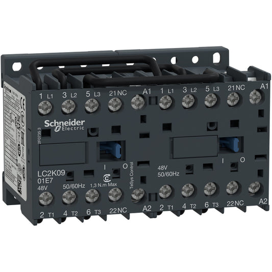 Square D LC2K0901F7 Contactor | 2P 1PH 600V 150A TeSys K