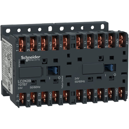 Schneider Electric LC2K09107B7 Contactor | 3P 600V 20A 24VAC TeSys K