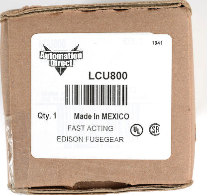 Edison Cooper Bussmann LCU800 Fuse | 600V 800A 200kA@600V LCU Series