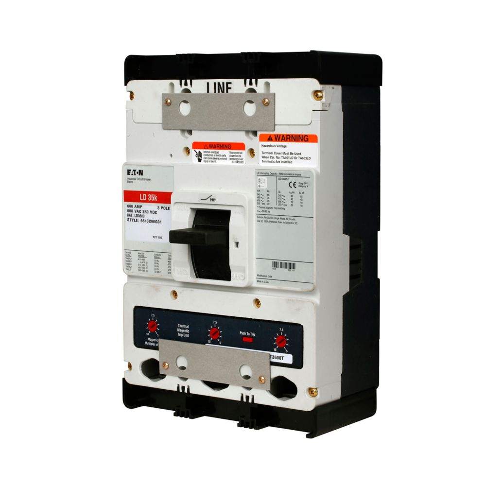 Eaton LDC3500 Circuit Breaker | Series C LDC 600V 500A