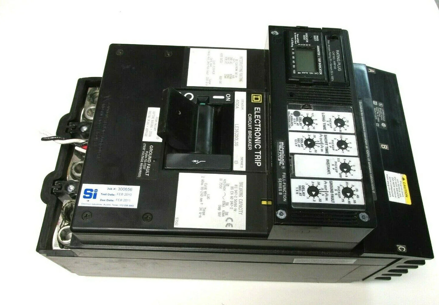 Square D LEL36225LS Circuit Breaker | 600V 225A 3P 65kA@480V Feed-Thru Micrologic