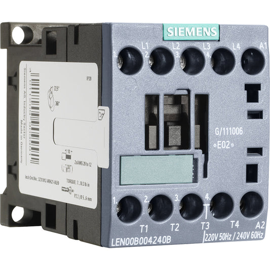 Siemens LEN00B004277B Contactor | 600V 3 phase 20A 4 pole 277V coil