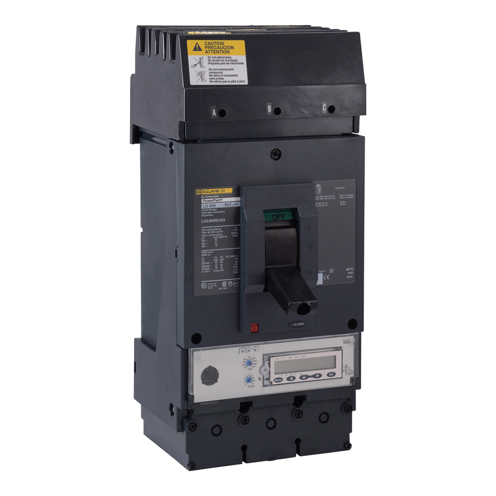 Square D LGA36400U43X Circuit Breaker | 600V 400A
