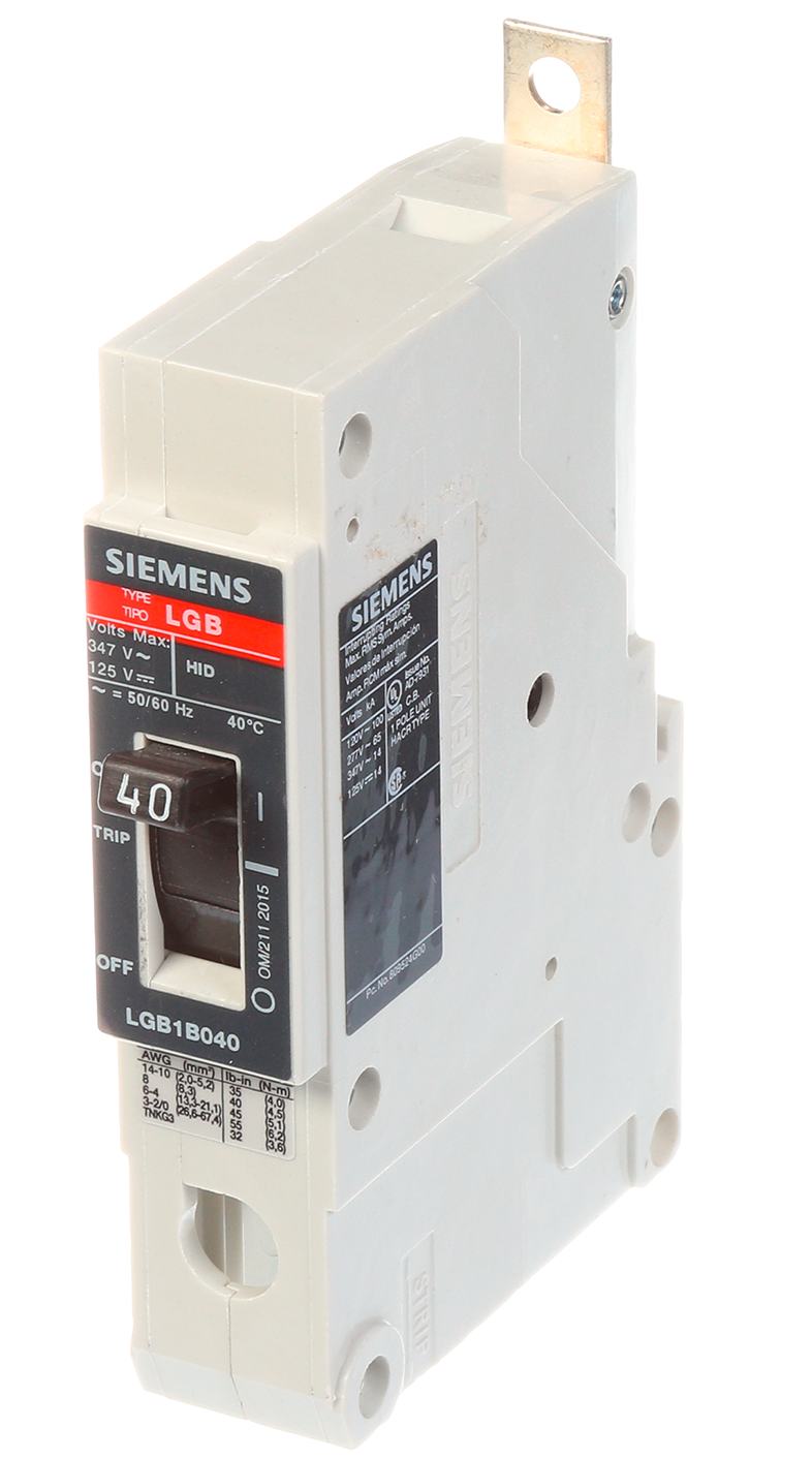 Siemens LGB1B040B Circuit Breaker | VL Series LGB 347V 40A