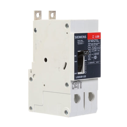 Siemens LGB2B125B Circuit Breaker | 600V 125A 2P 100kA@240V Bolt-On VL Series
