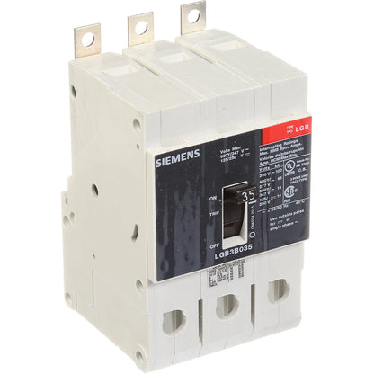Siemens LGB3B035B Molded Case Circuit Breaker | 600V 35A 3P 100kA@240V Bolt-On VL Series
