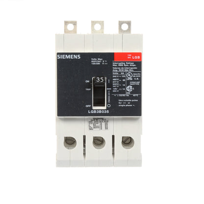 Siemens LGB3B035B Molded Case Circuit Breaker | 600V 35A 3P 100kA@240V Bolt-On VL Series